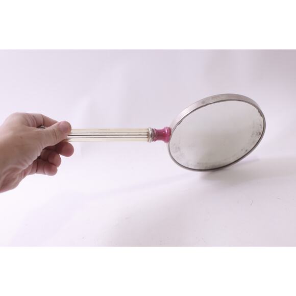 Loupe, Hand Magnifying Glass, Round Lens, Reading, Craft, ~ 250729-WH 1335 - Picture 3 of 4